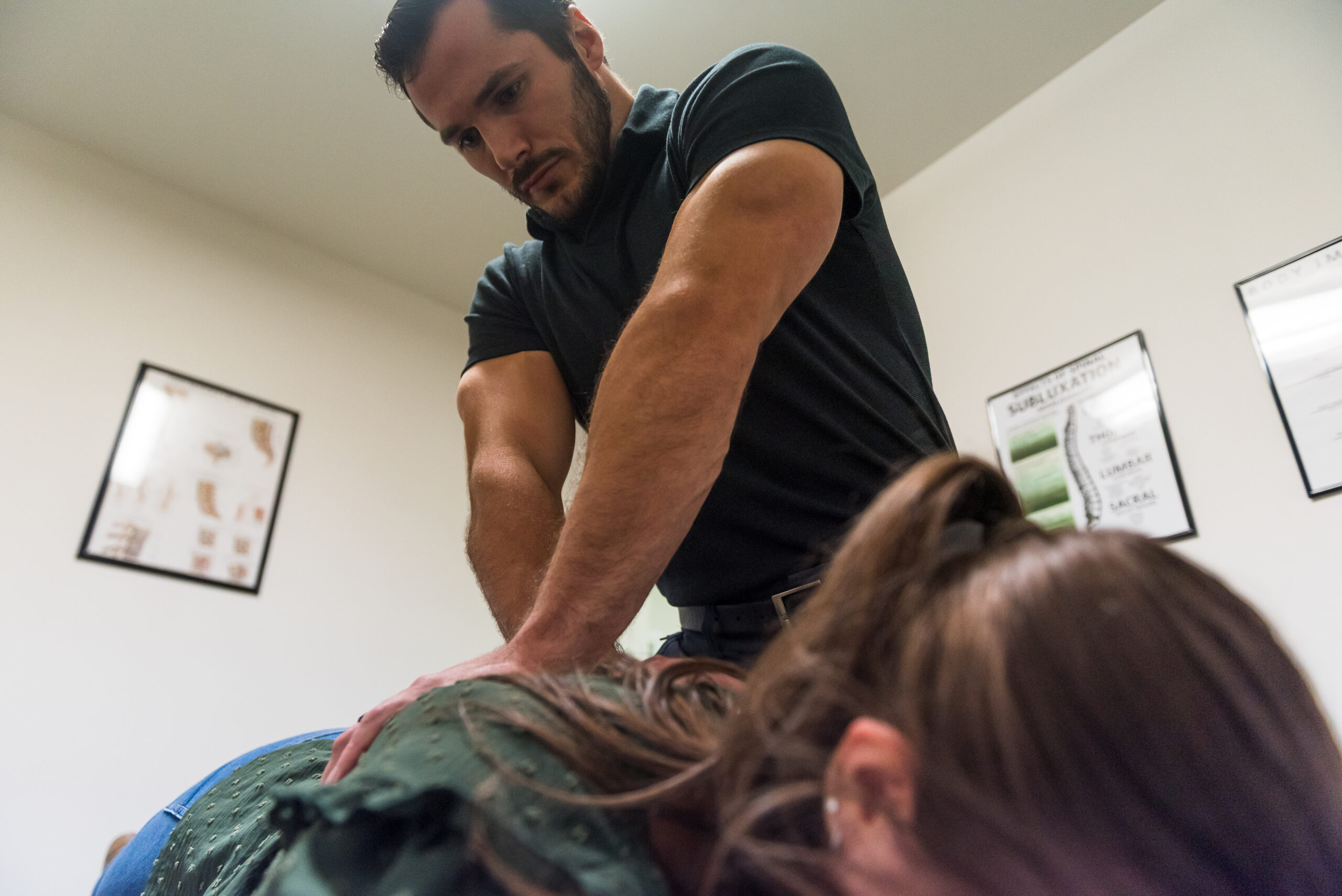 Dr. Harley Adjusting a Patient